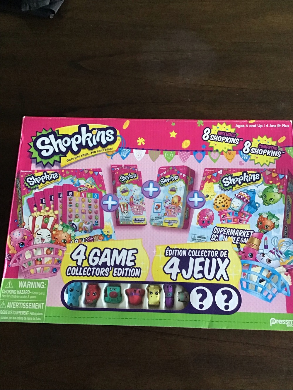 Shopkins 4-Game Collectors' Edition - Bright Pink